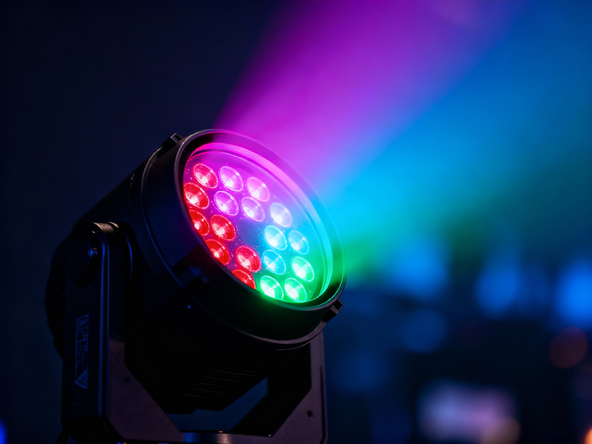 Oświetlenie sceniczne — beam i wash